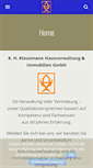 Mobile Screenshot of klausmann-immobilien.de
